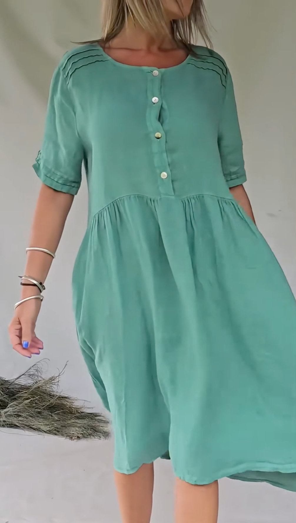 Vestido Clara - Linho Premium - Leve e Soltinho (O Queridinho das Blogueiras)