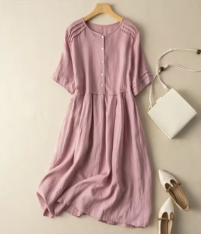 Vestido Clara - Linho Premium - Leve e Soltinho (O Queridinho das Blogueiras)