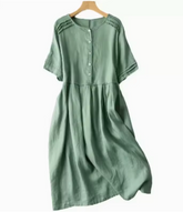 Vestido Clara - Linho Premium - Leve e Soltinho (O Queridinho das Blogueiras)