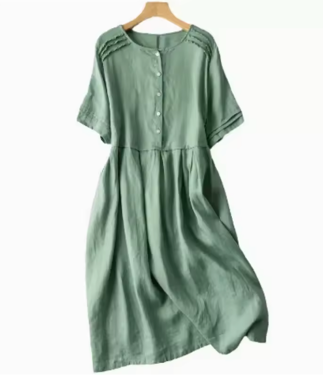 Vestido Clara - Linho Premium - Leve e Soltinho (O Queridinho das Blogueiras)