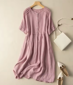 Vestido Clara - Linho Premium - Leve e Soltinho (O Queridinho das Blogueiras)