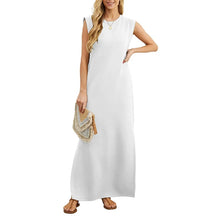 Vestido Elsa - Sem Mangas Leve e Soltinho