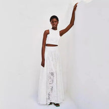 Conjunto Valen Cropped + Saia - Lançamento Verão 2025