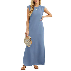 Vestido Elsa - Sem Mangas Leve e Soltinho