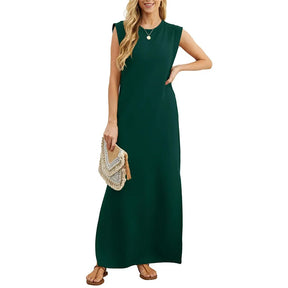 Vestido Elsa - Sem Mangas Leve e Soltinho