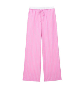Conjunto Karmella Rosa - Calça + Top