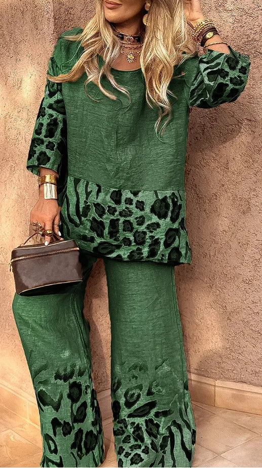 Conjunto Fiora - O Novo Queridinho de Linho de 2025 (Queridinho do Verão Grego)